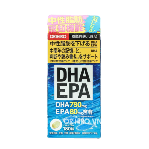 Viên uống bổ não DHA EPA Orihiro 180 viên