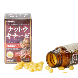 Nattokinase 2000FU Orihiro 60 viên