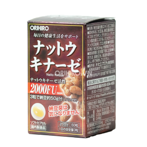 Nattokinase 2000FU Orihiro 60 viên