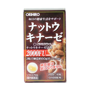 Nattokinase 2000FU Orihiro 60 viên