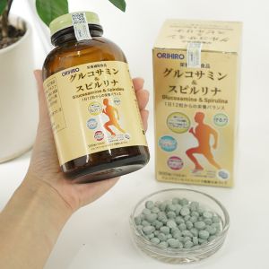 Tảo Glucosamine & Spirulina Orihiro Nhật Bản 900 viên